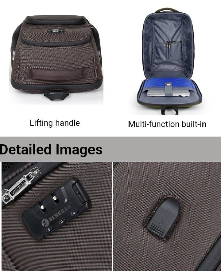 153# Whitesun Orthopedic Anti-Theft business bag for men and women/laptop bag Thumbnail 4