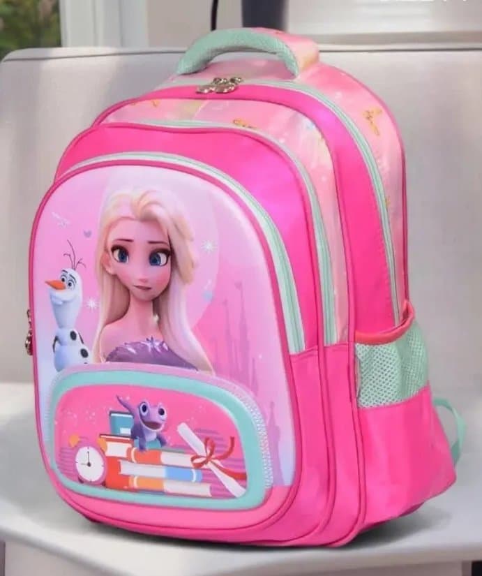 206# Whitesun Frozen themed girls school bag large capacity with multiple compartments birthday gift for girls daughter niece friend cousin Thumbnail 2