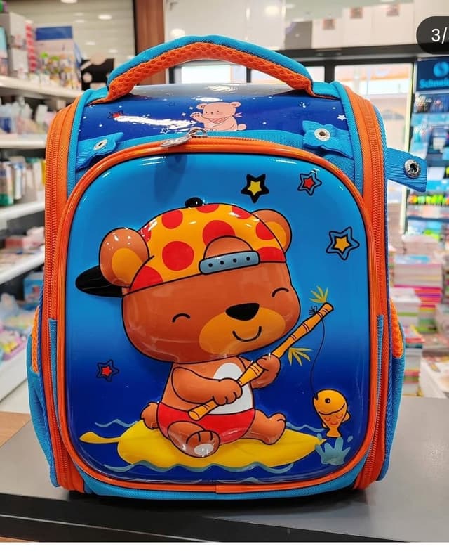 178-whitesun-blue-panda-kids-hardcase-school-bag-for-boys-girls-ages-2-4-durable-birthday-gift-with-water-bottle-pocket