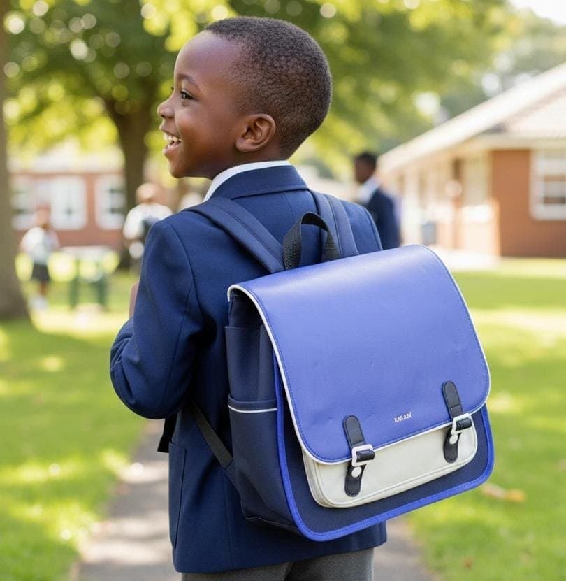 218# Whitesun KAKAXI Premium 13-Inch Kindergarten School Bag for Boys & Girls – International Standard- Pink,,maroon red,,blue colour Thumbnail 3