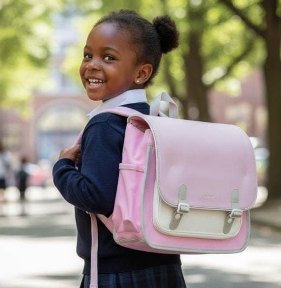 218# Whitesun KAKAXI Premium 13-Inch Kindergarten School Bag for Boys & Girls – International Standard- Pink,,maroon red,,blue colour Thumbnail 4