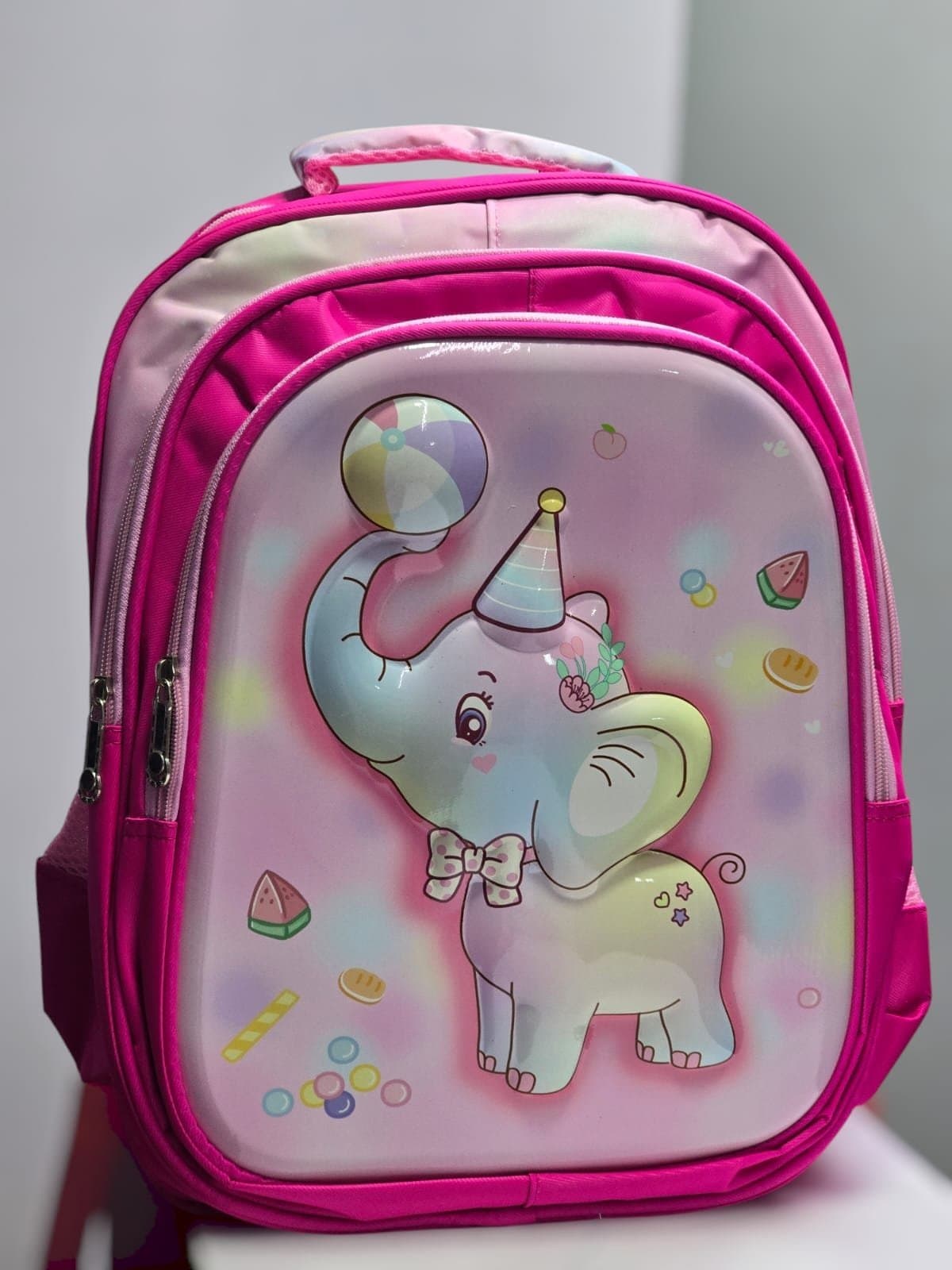 227# Whitesun Little ndovu pink girls school bag primary school