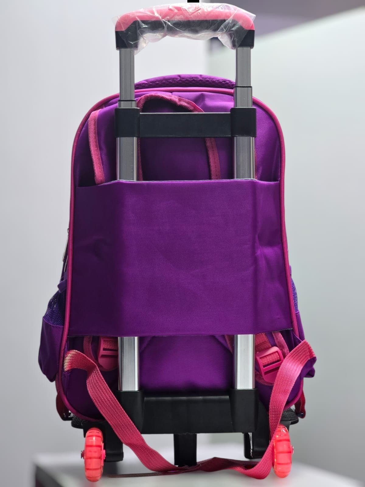 179# Whitesun Butterfly pink girls school trolley bag with wheels birthday gift for girls daughter niece friend Thumbnail 3