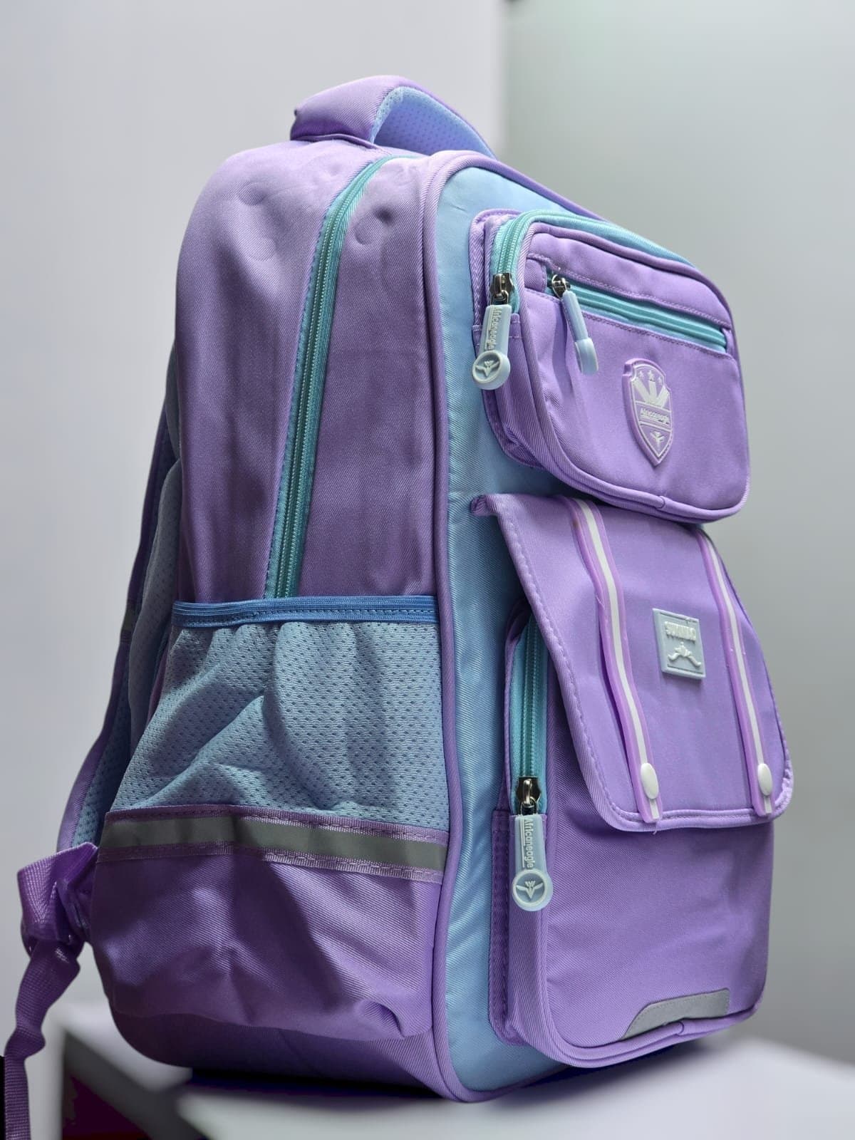 201# Whitesun Elementary school bag for girls spacious well padded quality birthday gift for daughter niece friend cousin purple color