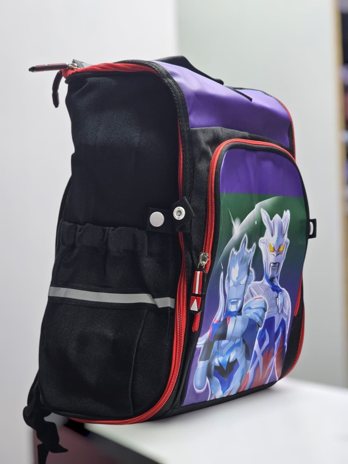 237# Whitesun Orthopedic iron man design Quality kids school bag for boys and girls primary mochilas rucksack birthday gift for boys son nephew cousin Thumbnail 2