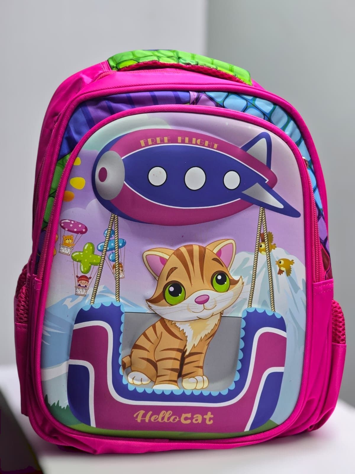 215# Whitesun Hello cat small pink kindergarten girls school bag 2years to 4years Thumbnail 2