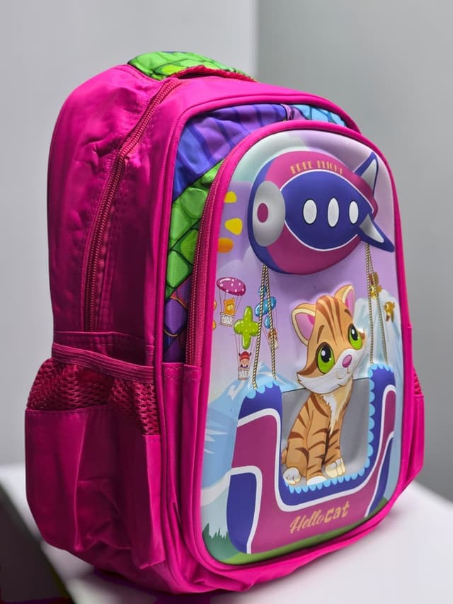 215-whitesun-hello-cat-small-pink-kindergarten-girls-school-bag-2years-to-4years