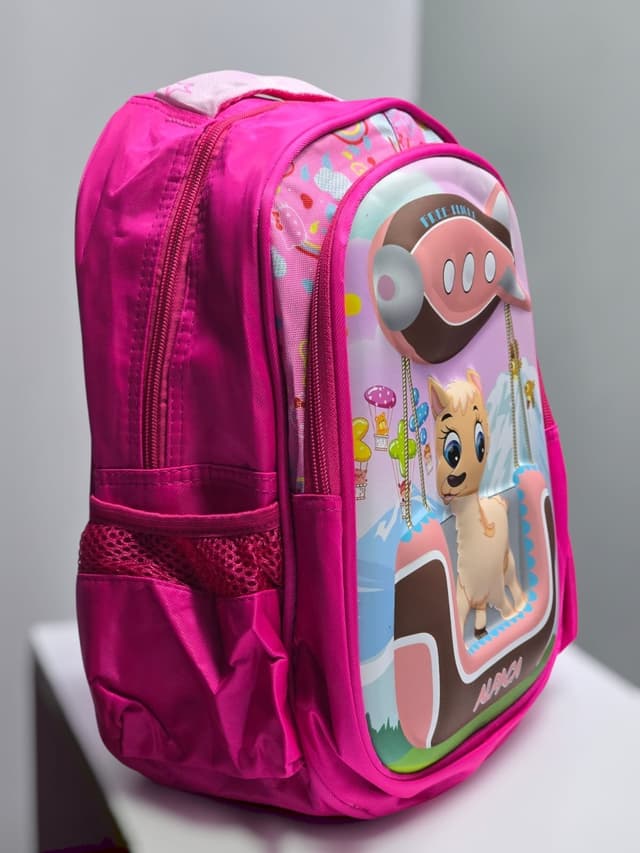 214-whitesun-hello-alpaca-small-pink-kindergarten-girls-school-bag-2years-to-4years