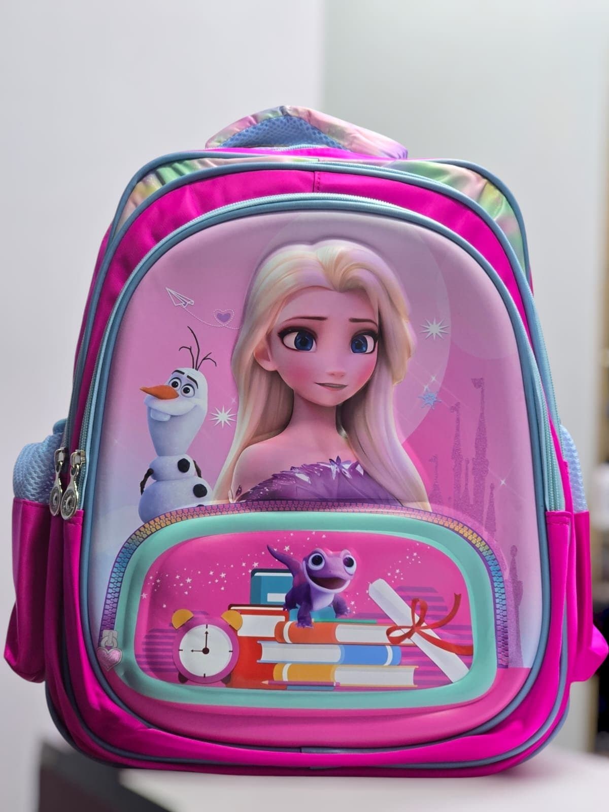 206# Whitesun Frozen themed girls school bag large capacity with multiple compartments birthday gift for girls daughter niece friend cousin