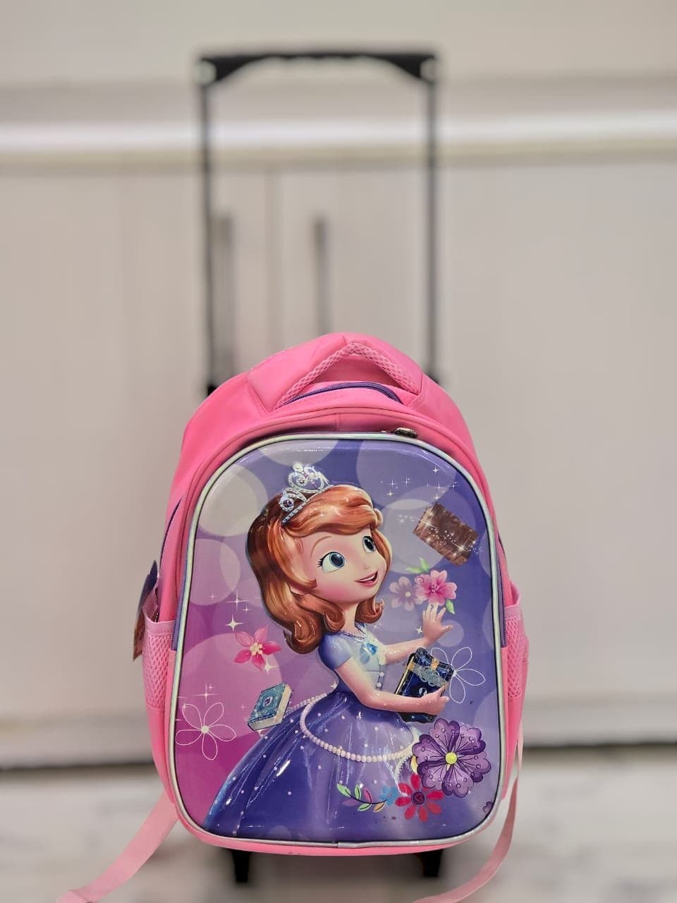 190# Whitesun Disney cartoon themed backpack trolley school bag for kindergarten girl birthday gift for daughter niece cousin granddaughter Thumbnail 4