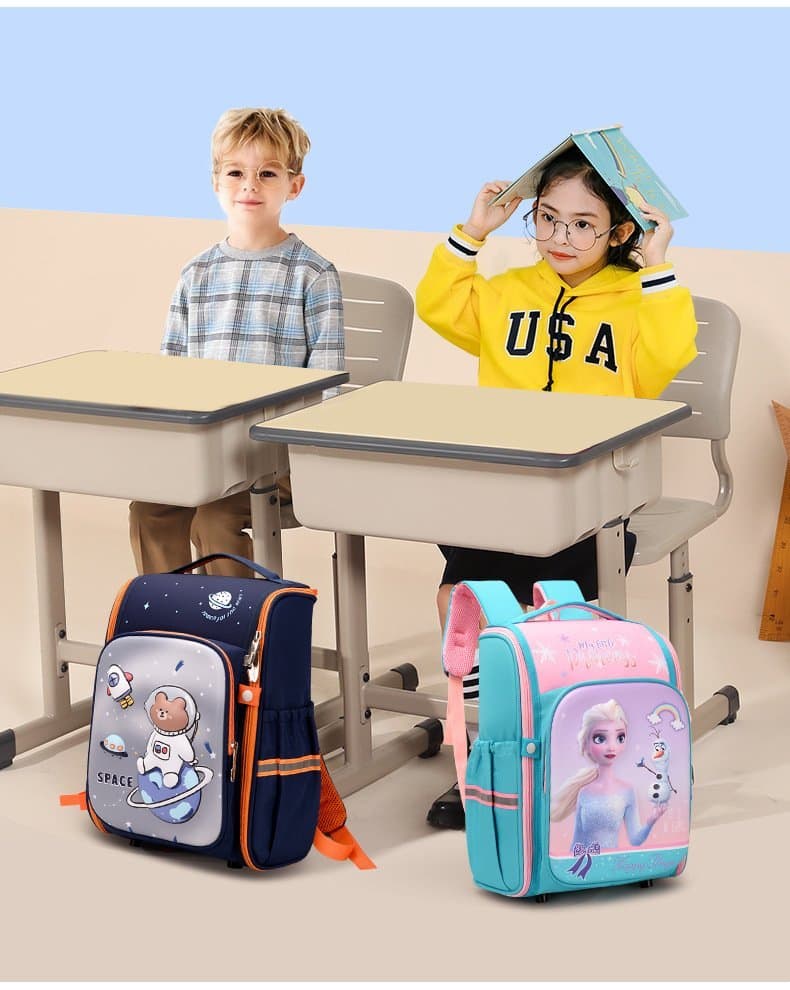 174# Whitesun Bella borsa navy blue kids school bag