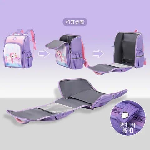 174# Whitesun Bella borsa navy blue kids school bag Thumbnail 3