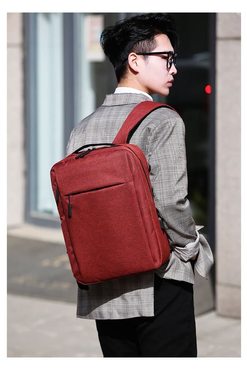 146# Whitesun Maroon laptop bag school bag and short travel medium corporate office bag affordable