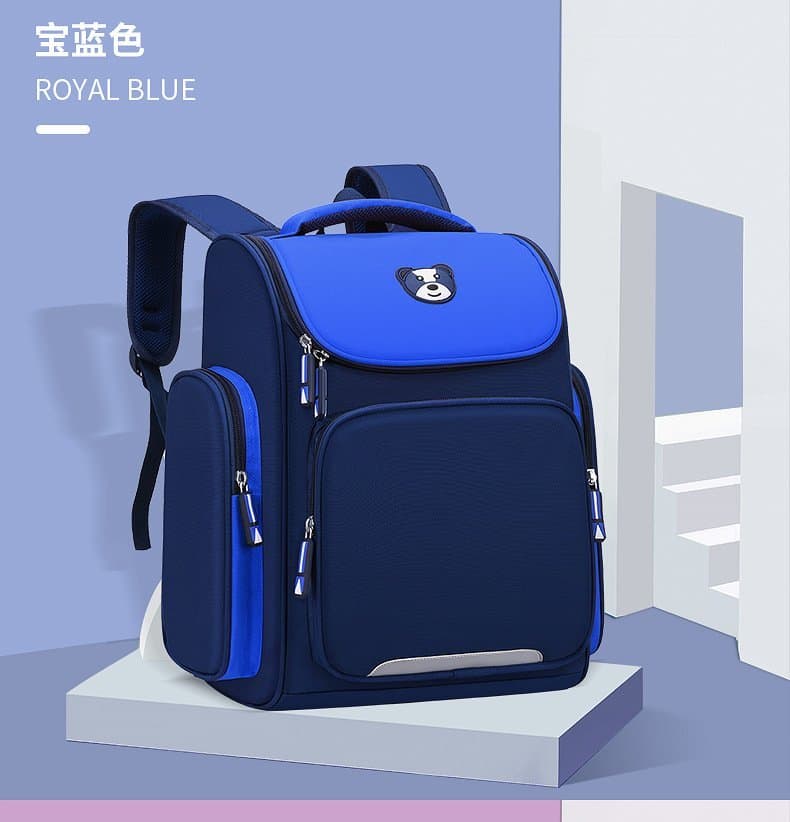 246# Whitesun Sm bear kids school bag medium size tough fabric material bag for boys and girls Thumbnail 6