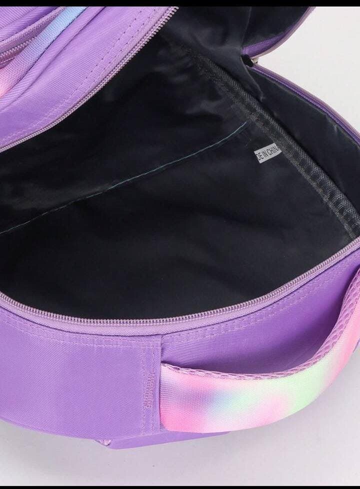 244# Whitesun Purple Pony girls school bag unicorn design Thumbnail 4
