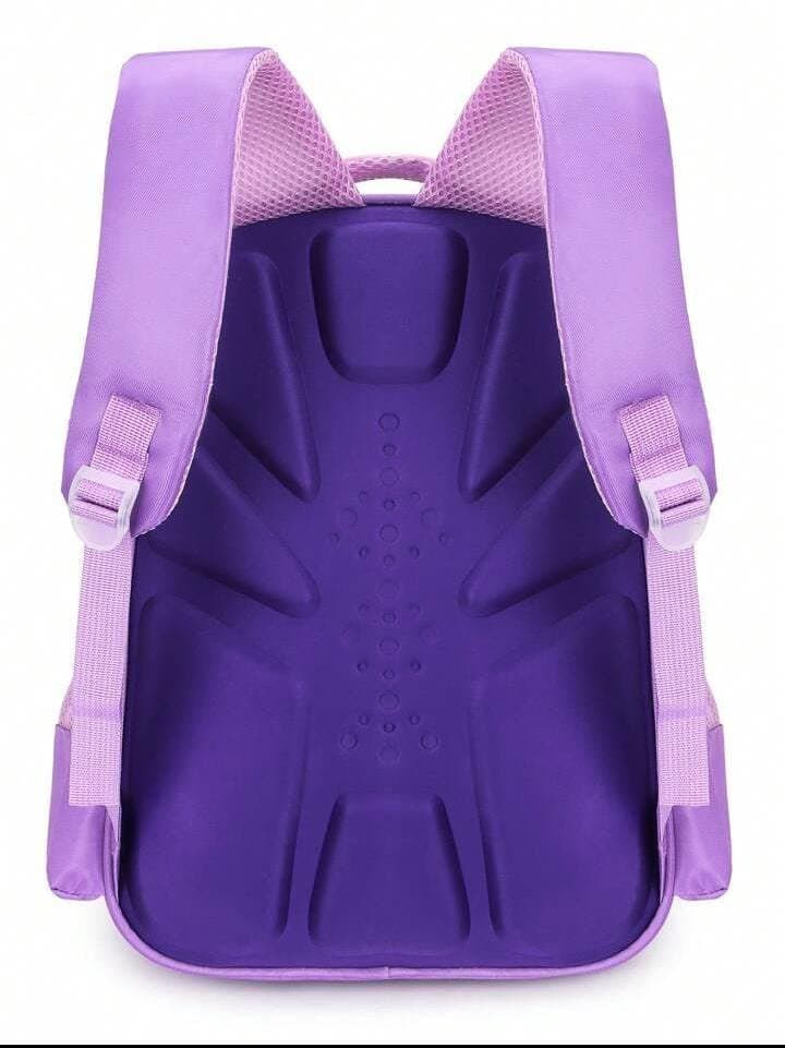 244# Whitesun Purple Pony girls school bag unicorn design Thumbnail 3