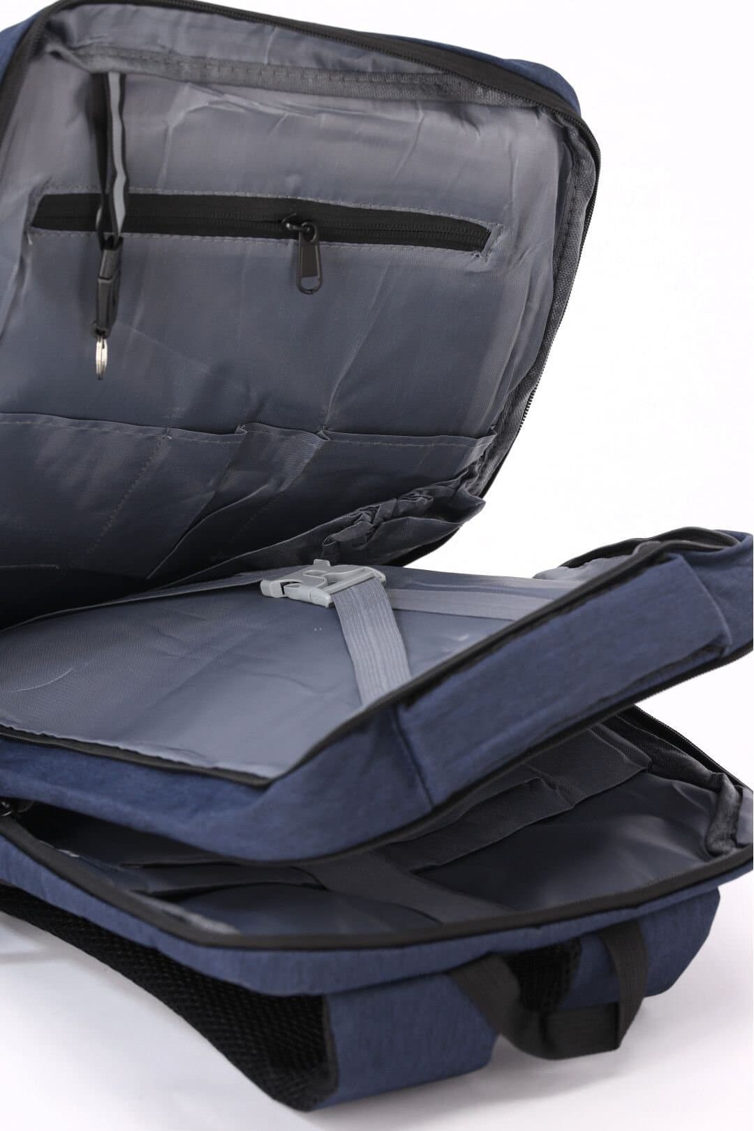 123# Whitesun Exec Quality yulufa laptop bag Medium travel backpack with multiple compartments blue bag for men and women Thumbnail 3