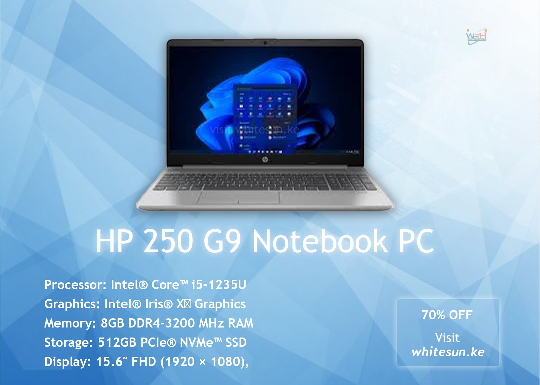 HP 250 G9 Notebook PC – Intel Core i5