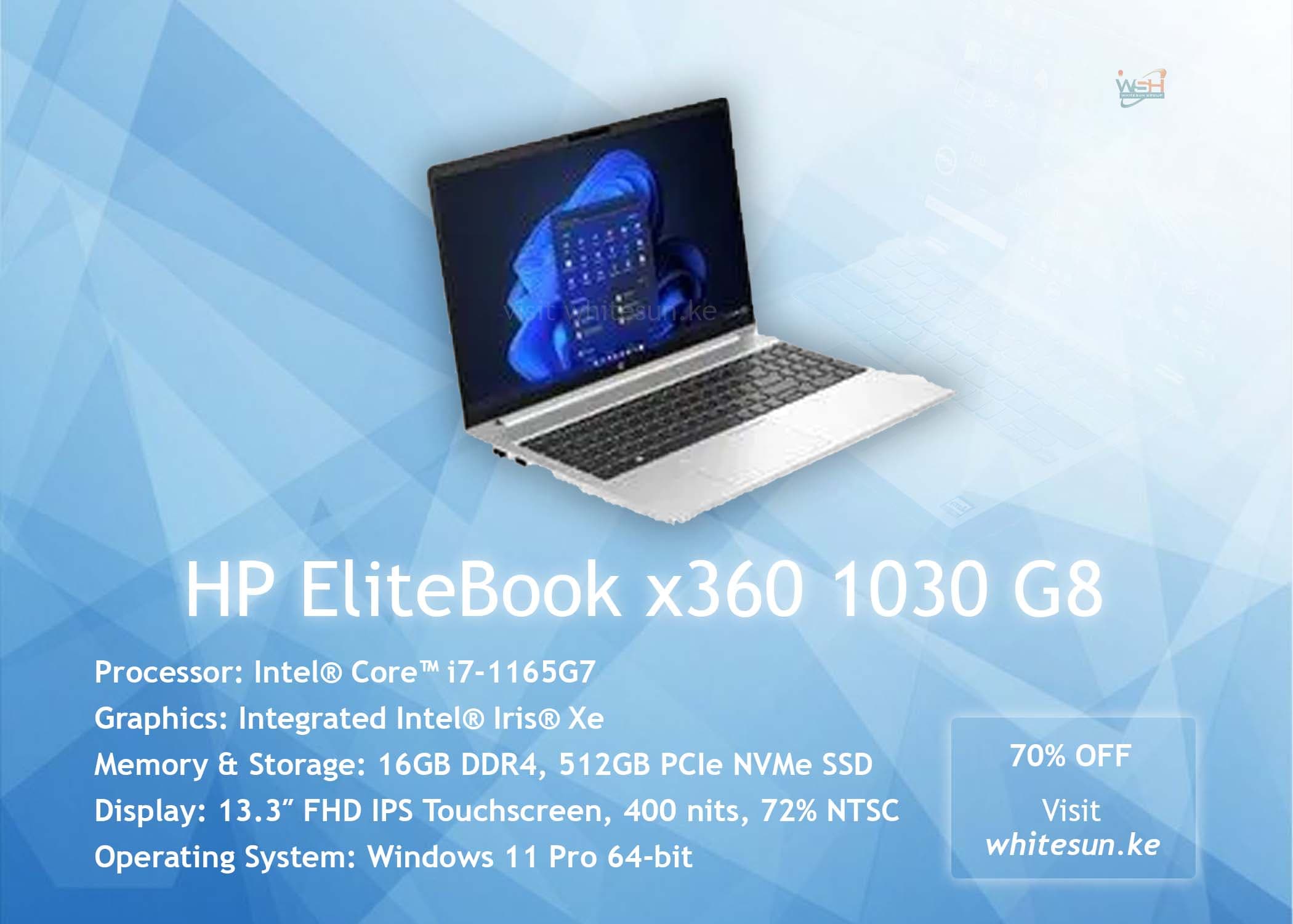 HP EliteBook x360 1030 G8 – Intel® Core™ i7-1165G7 Thumbnail 2