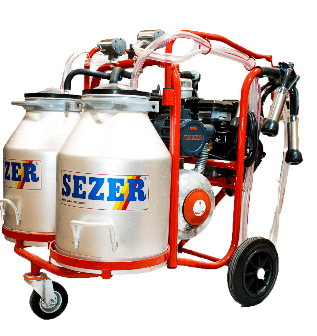 Two Aluminium Bucket Milking Machine for Cows