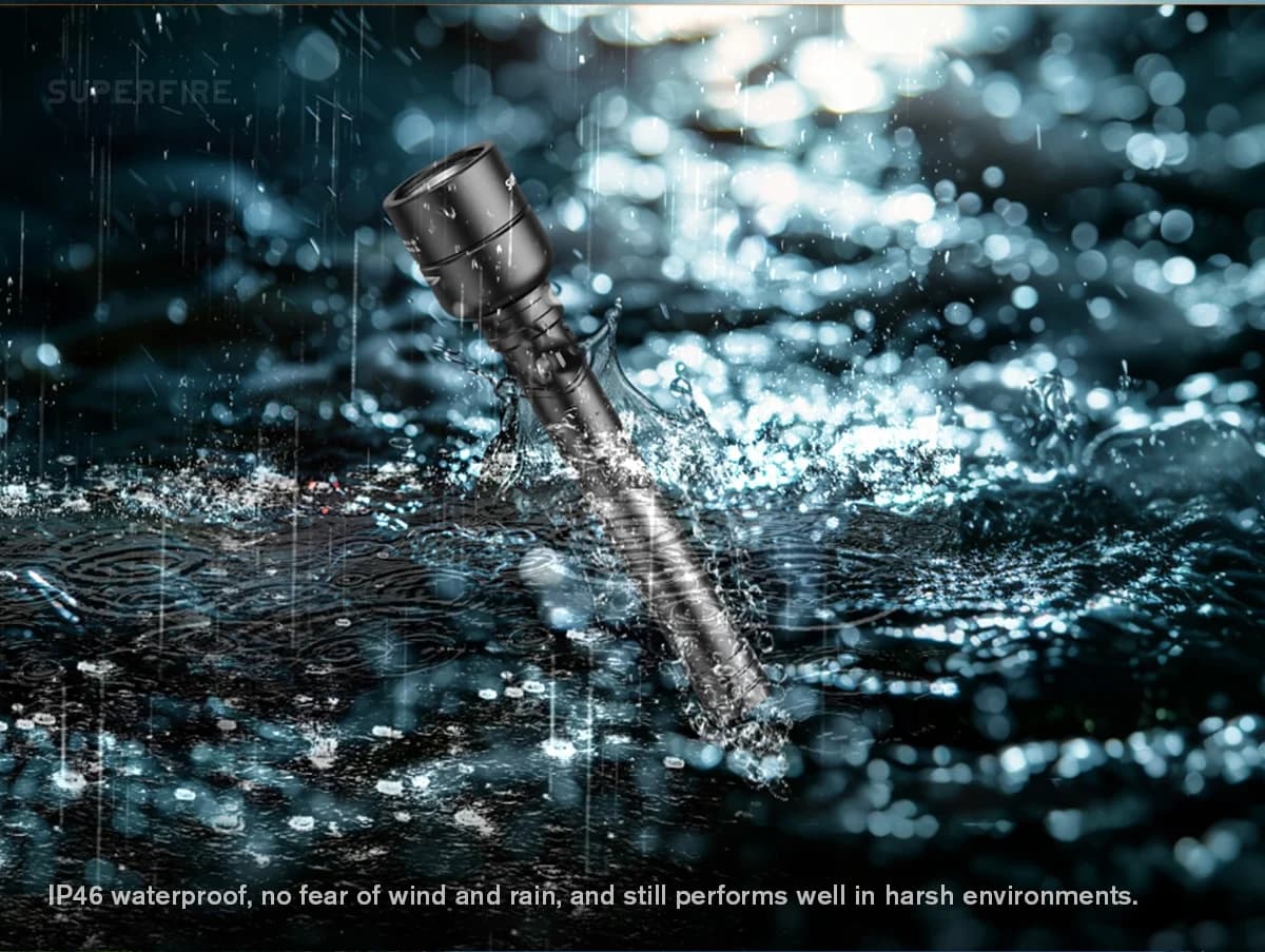 SUPERFIRE Y16 High Power LED Flashlight Thumbnail 3