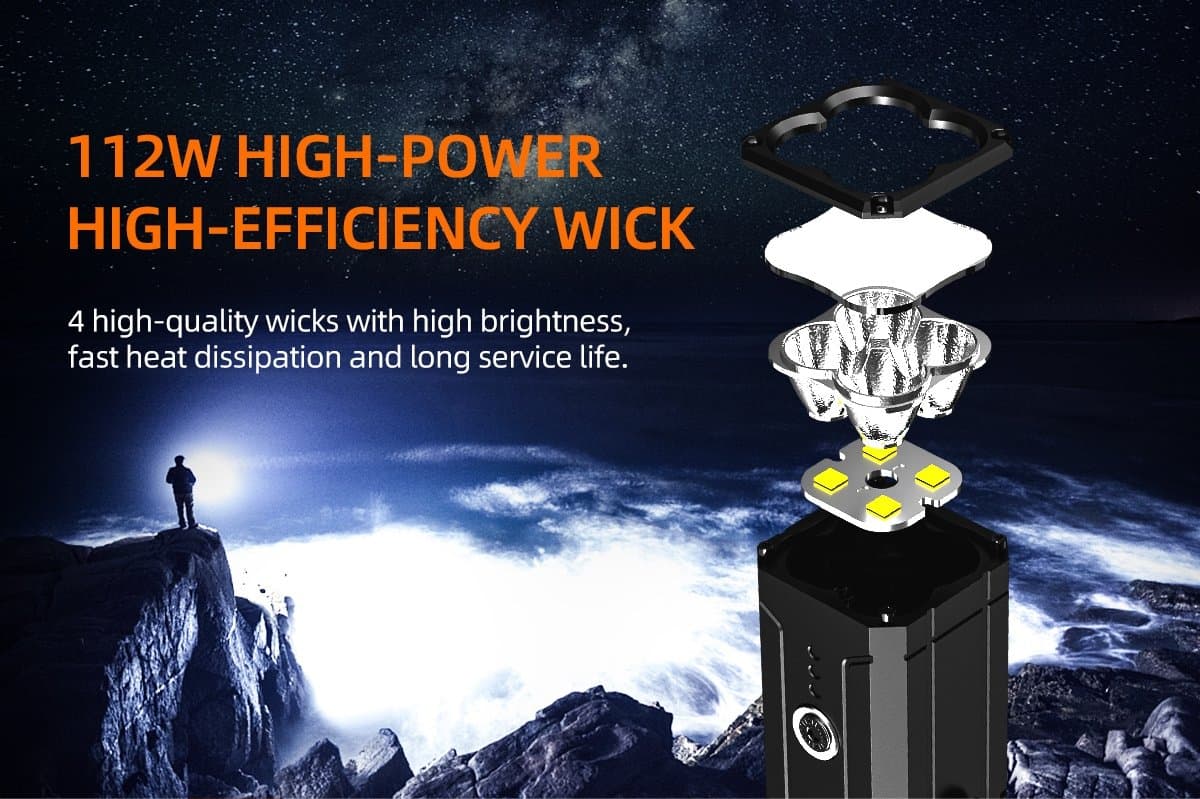 SUPERFIRE M12 High Lumen Flashlight Thumbnail 3