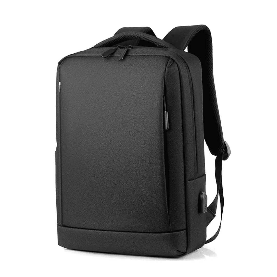 260# Whitesun Hp Slimfit laptop bag with USB cable college bag business backpack blue Thumbnail 2