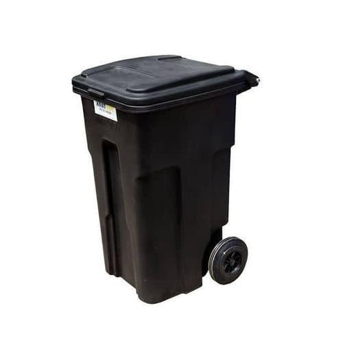Pedal Dustbin With Wheels 100L Thumbnail 2
