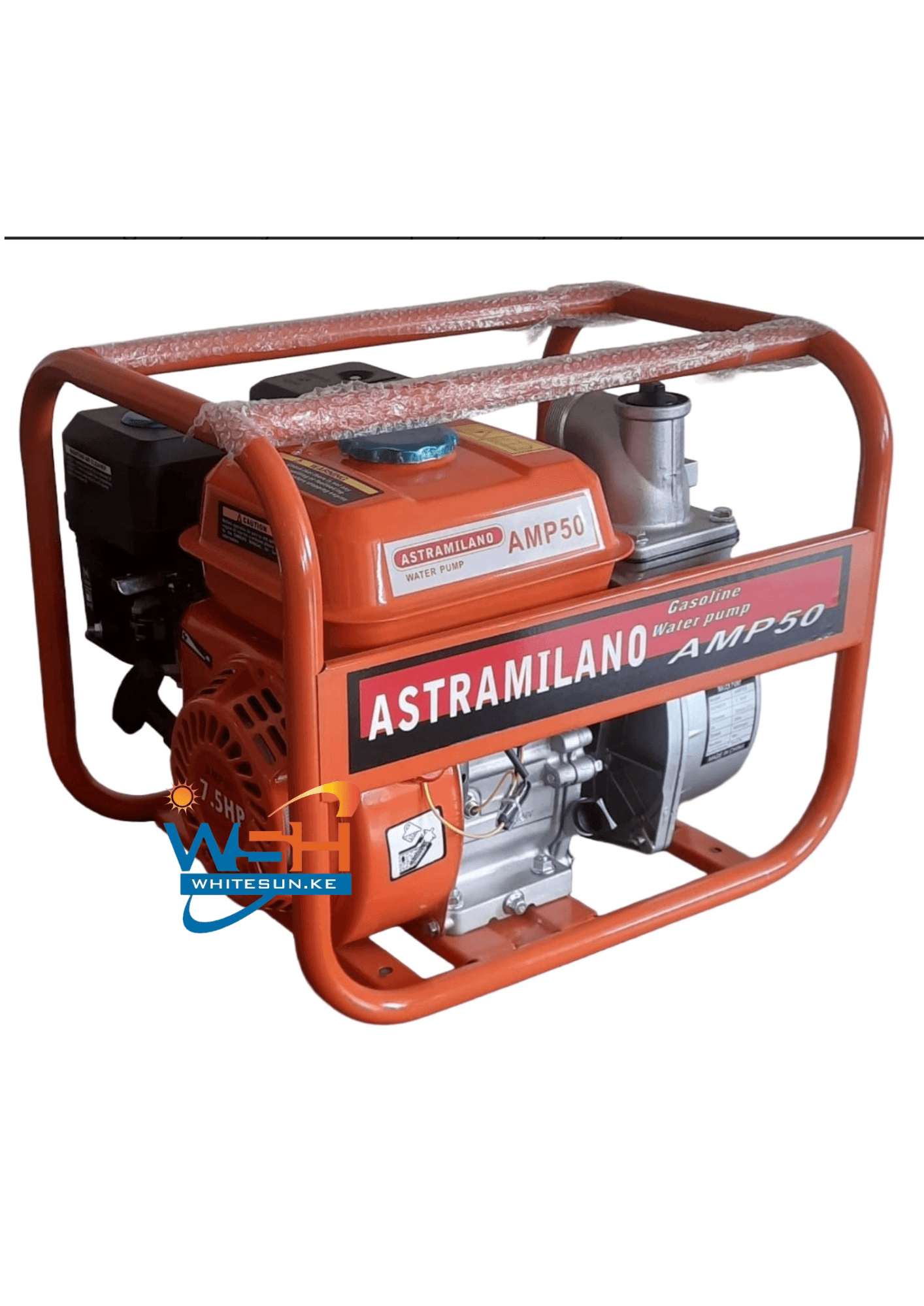 3" Astramilano AMP80 Water Pump - 7.5HP High-pressure Engine, Heavy Flow Output, Heavy-duty Performance
