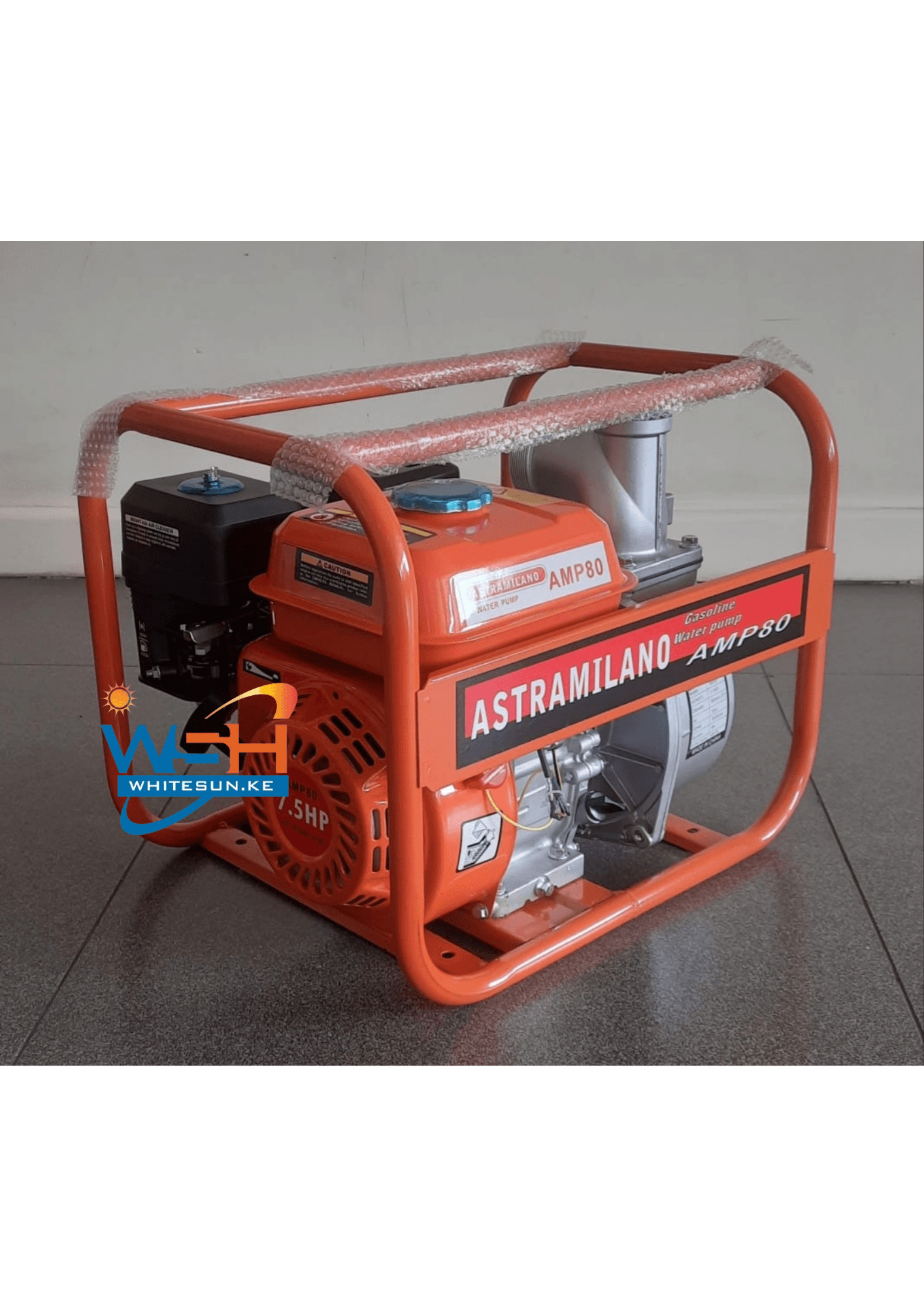 3" Astramilano AMP80 Water Pump - 7.5HP High-pressure Engine, Heavy Flow Output, Heavy-duty Performance Thumbnail 3