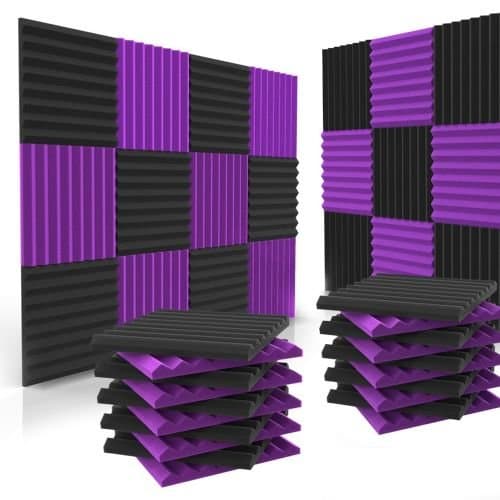 Acoustic Foam Wedge 12 Pack – For Sound Absorption Thumbnail 2