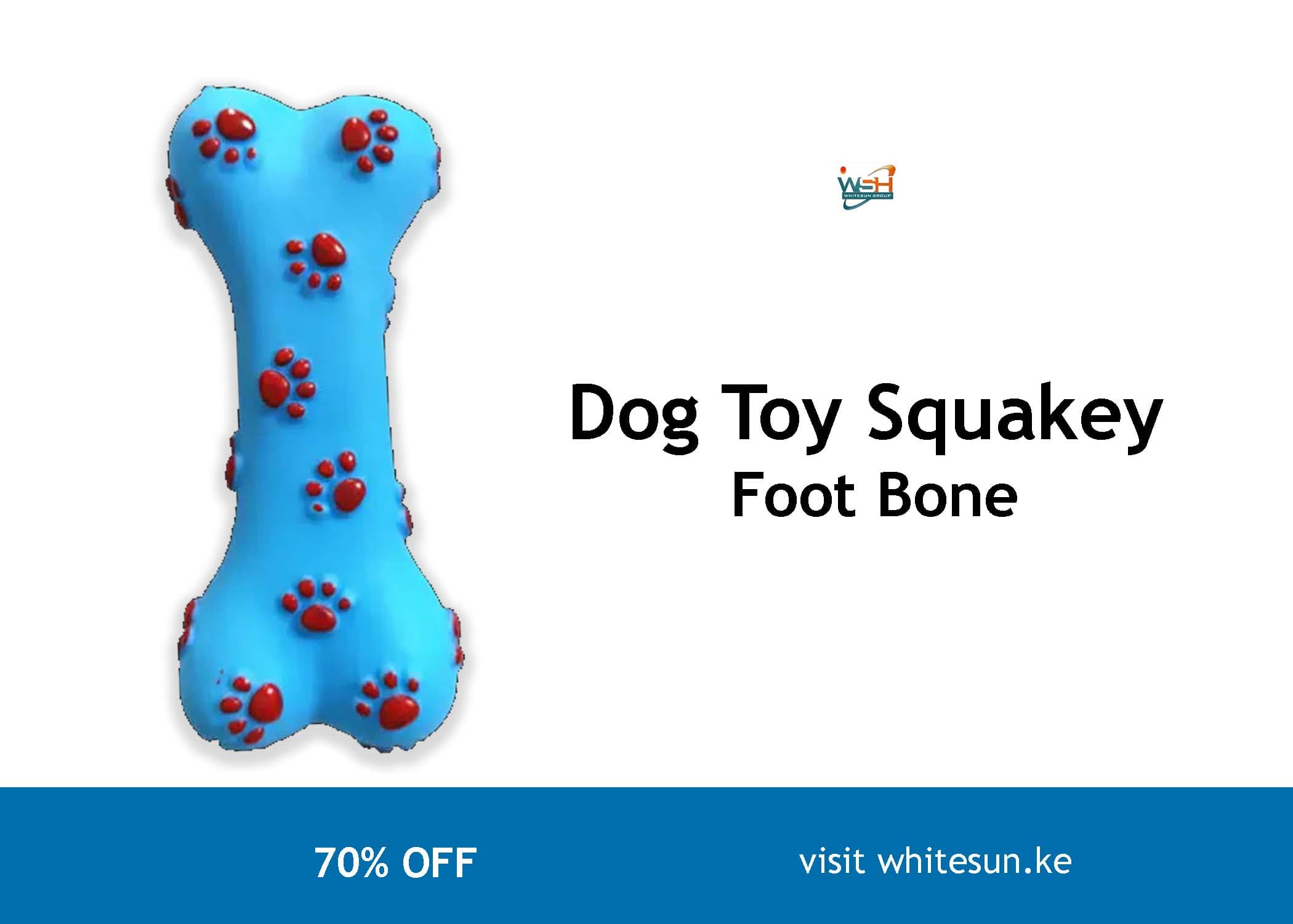 Dog Toy Squakey Foot Bone Thumbnail 2