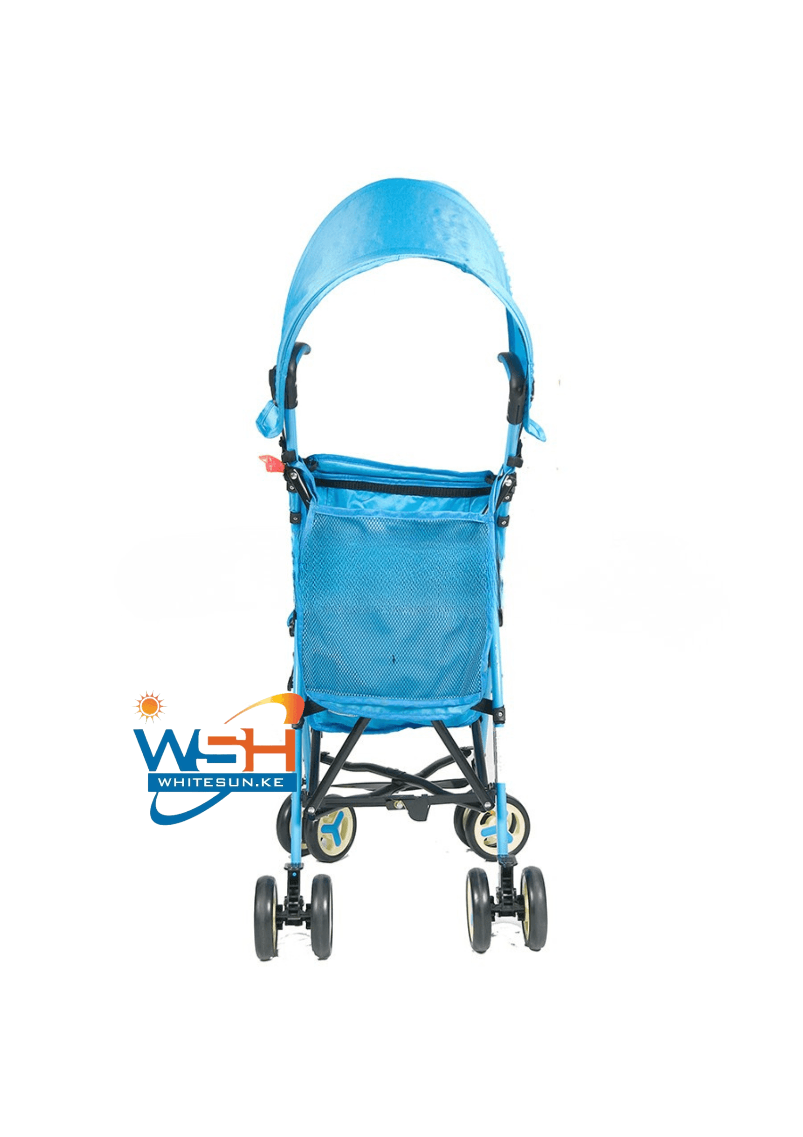 Baby Pram, Light Weight Foldable, Iron Blue, Purple, Green Thumbnail 2