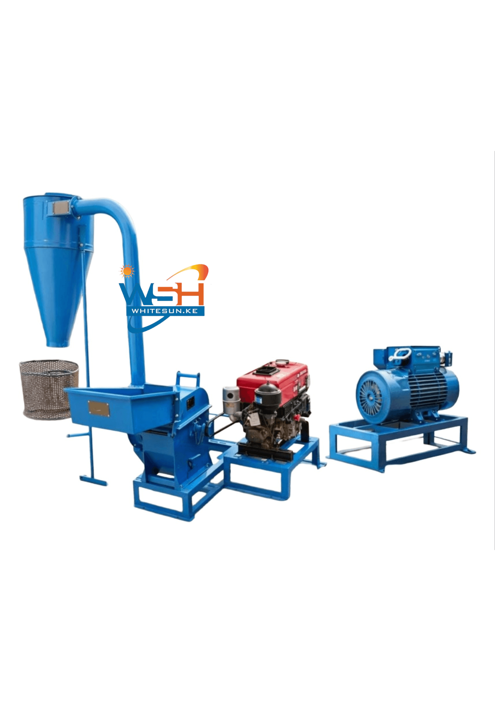 10 HP Premier PM33 Commercial Maize Mill - 450kg/h Output, Dual Frame, Free Screen