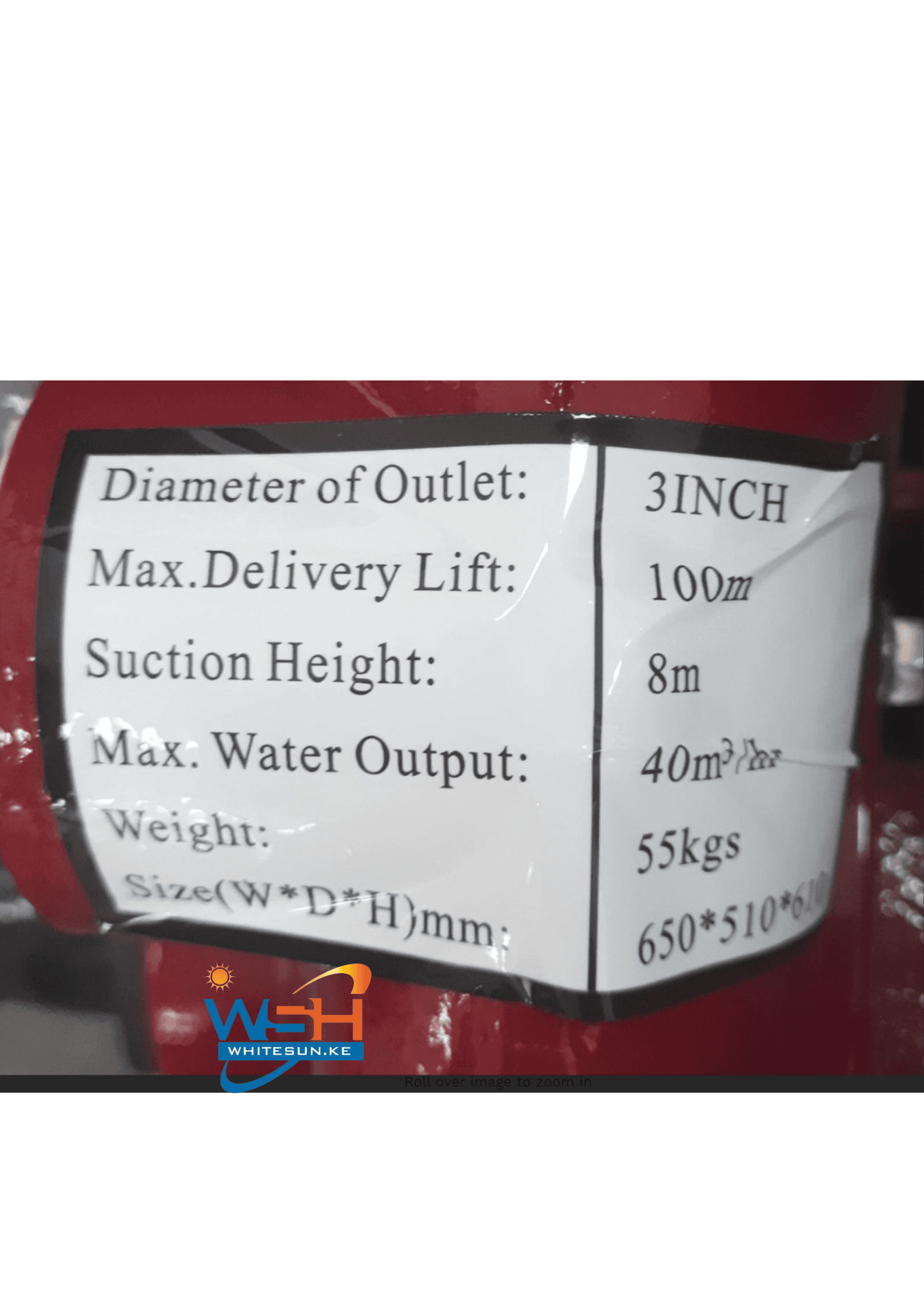 2" Astramilano AMP50 Water Pump - 7.5HP High-pressure Engine, Heavy-duty Performance, Rapid water transfer Thumbnail 4