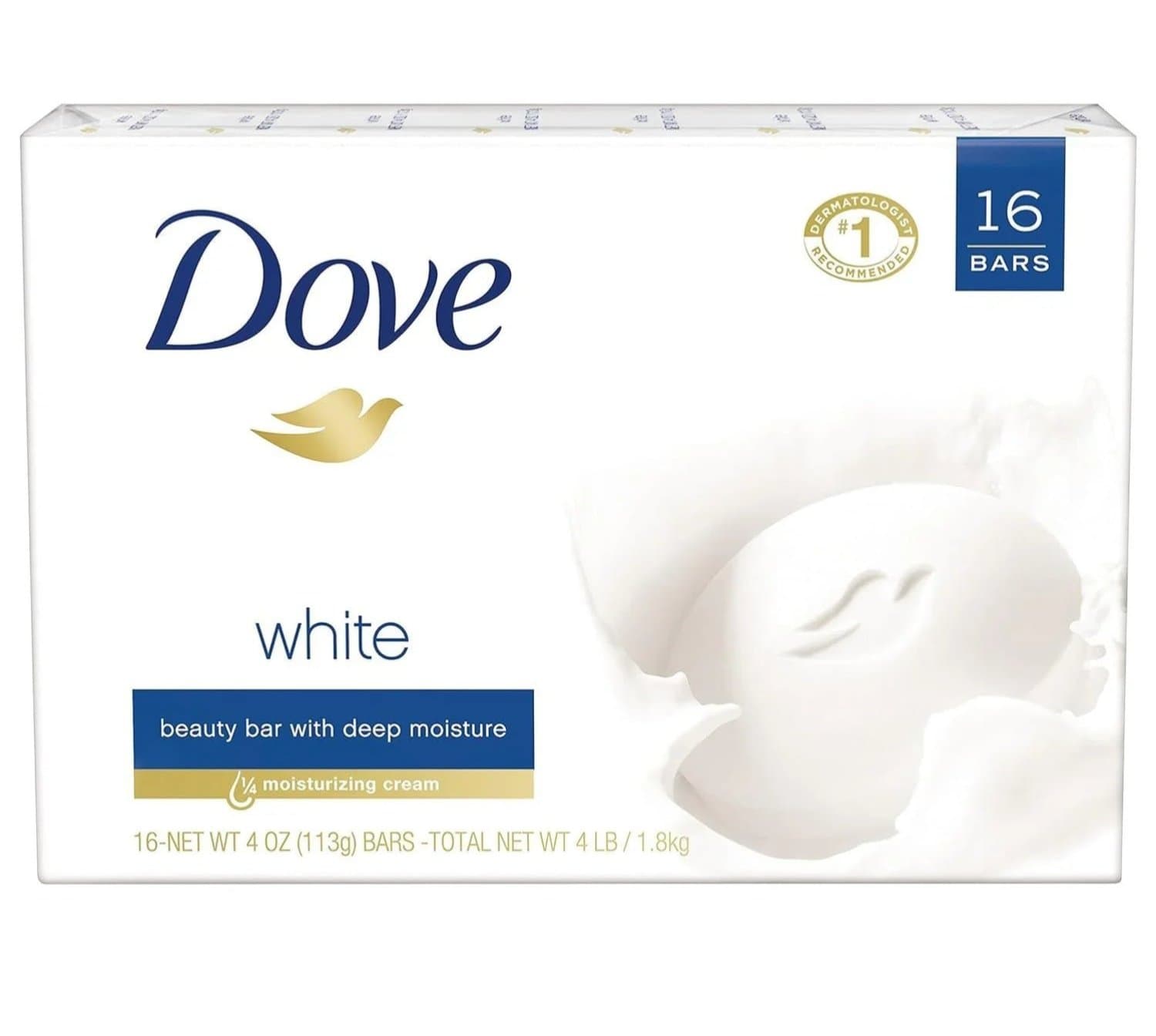 Dove Beauty Bar Original White soap 16 pieces (Wholesale)