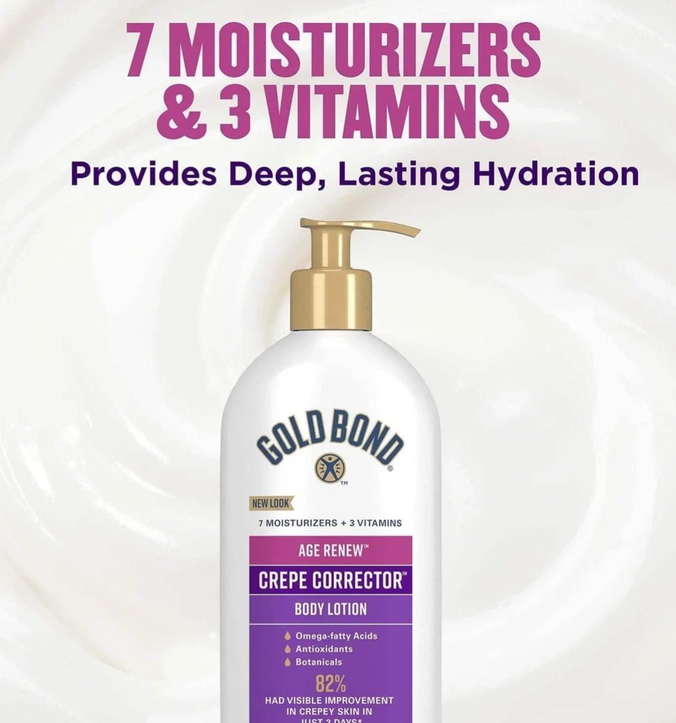 Gold Bond Age Renew Crepe Corrector Body Lotion, 384 mL Thumbnail 3