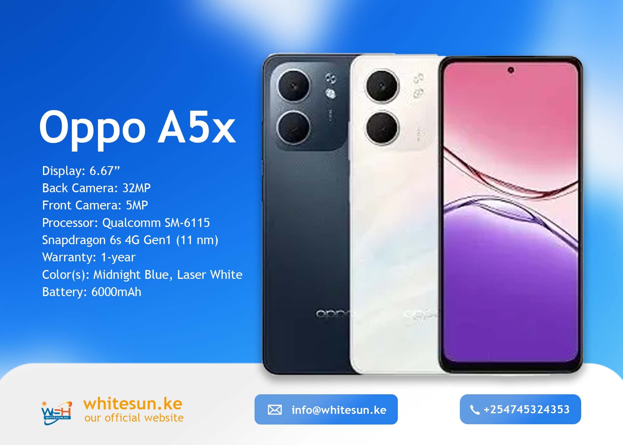 Oppo A5x 4GB 128GB