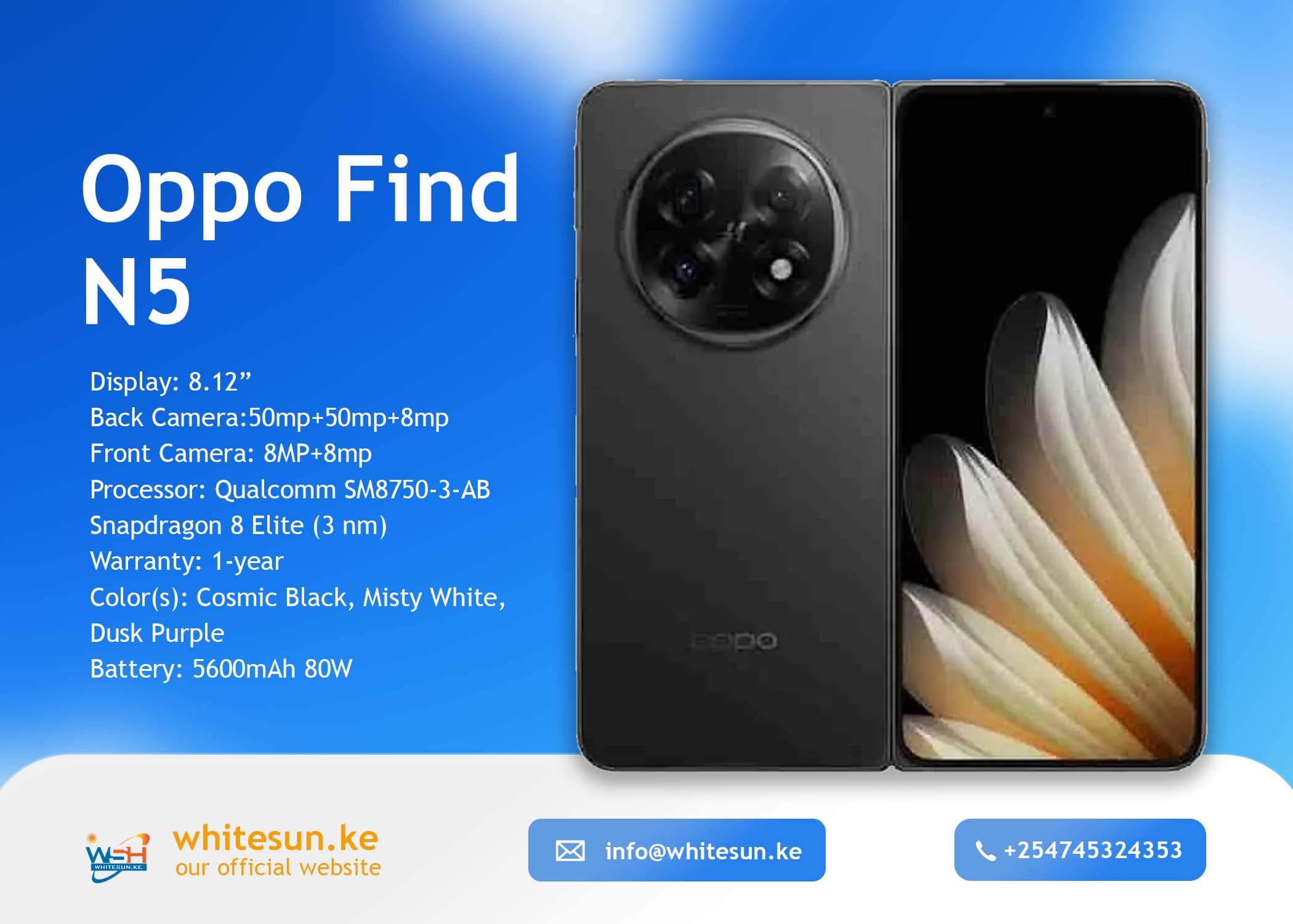 Oppo Find N5 12GB 256GB