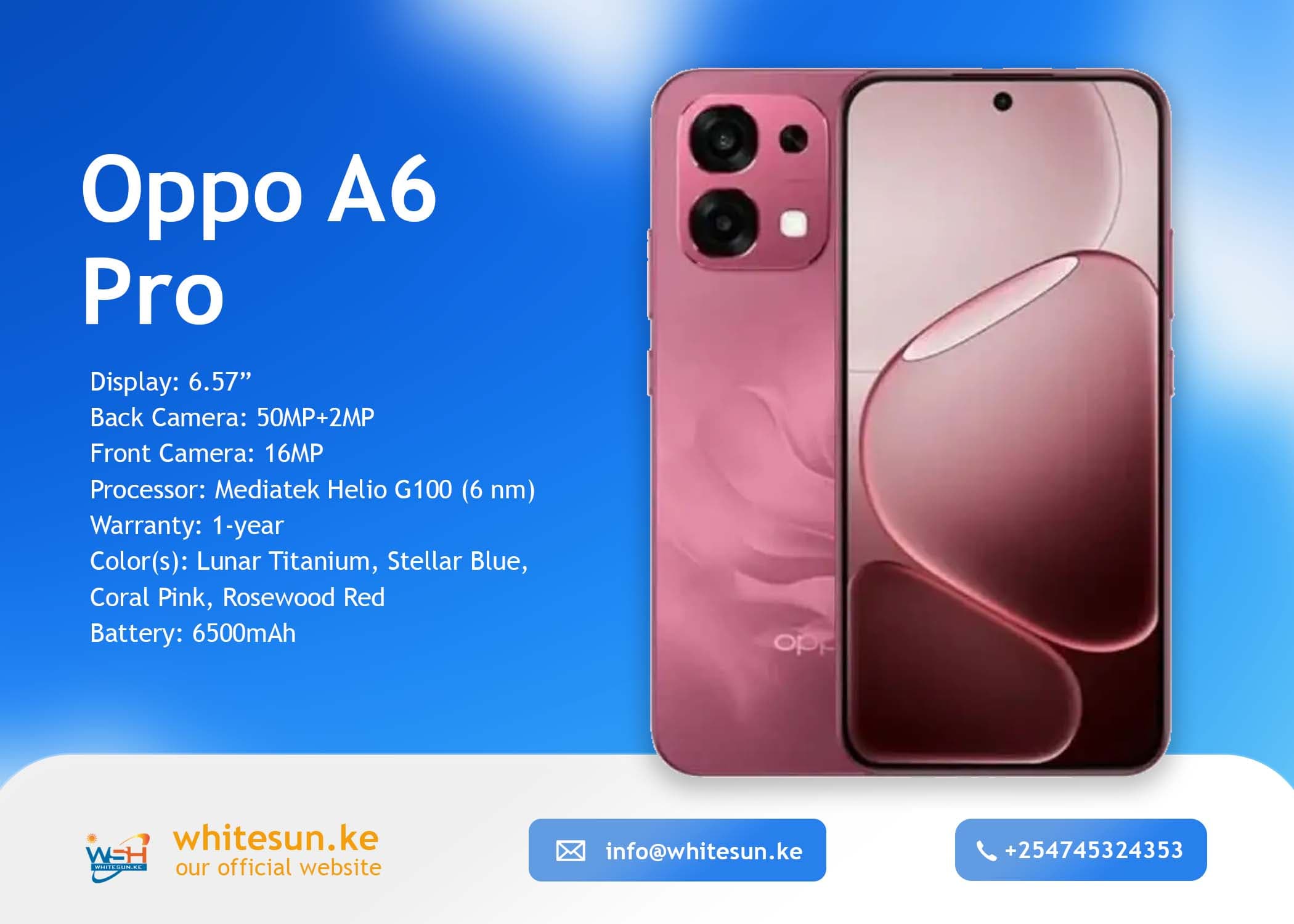 Oppo A6 Pro 4G 8GB 256GB
