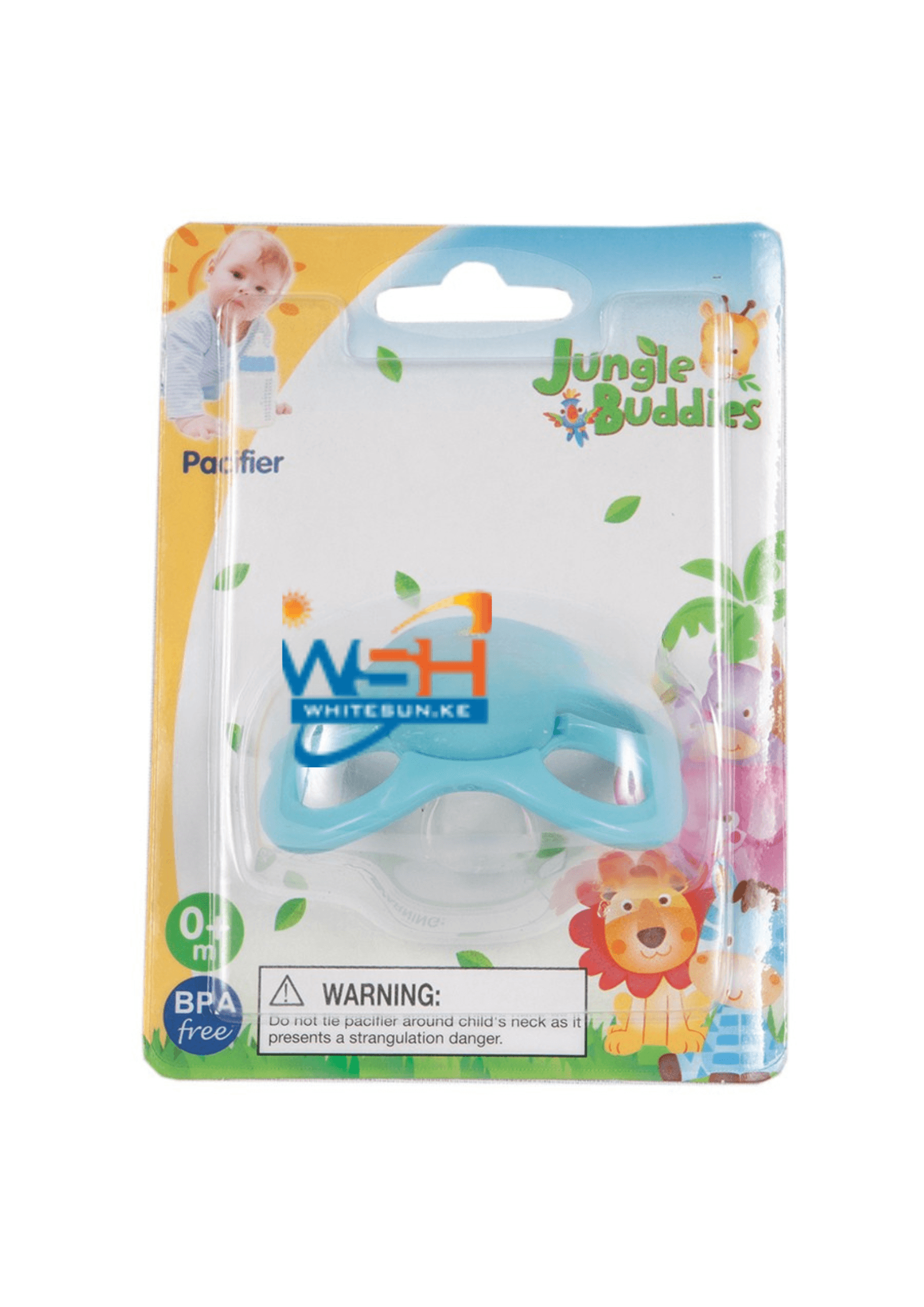 Baby Pacifier 0-6M, BPA Free, Jungle Buddies