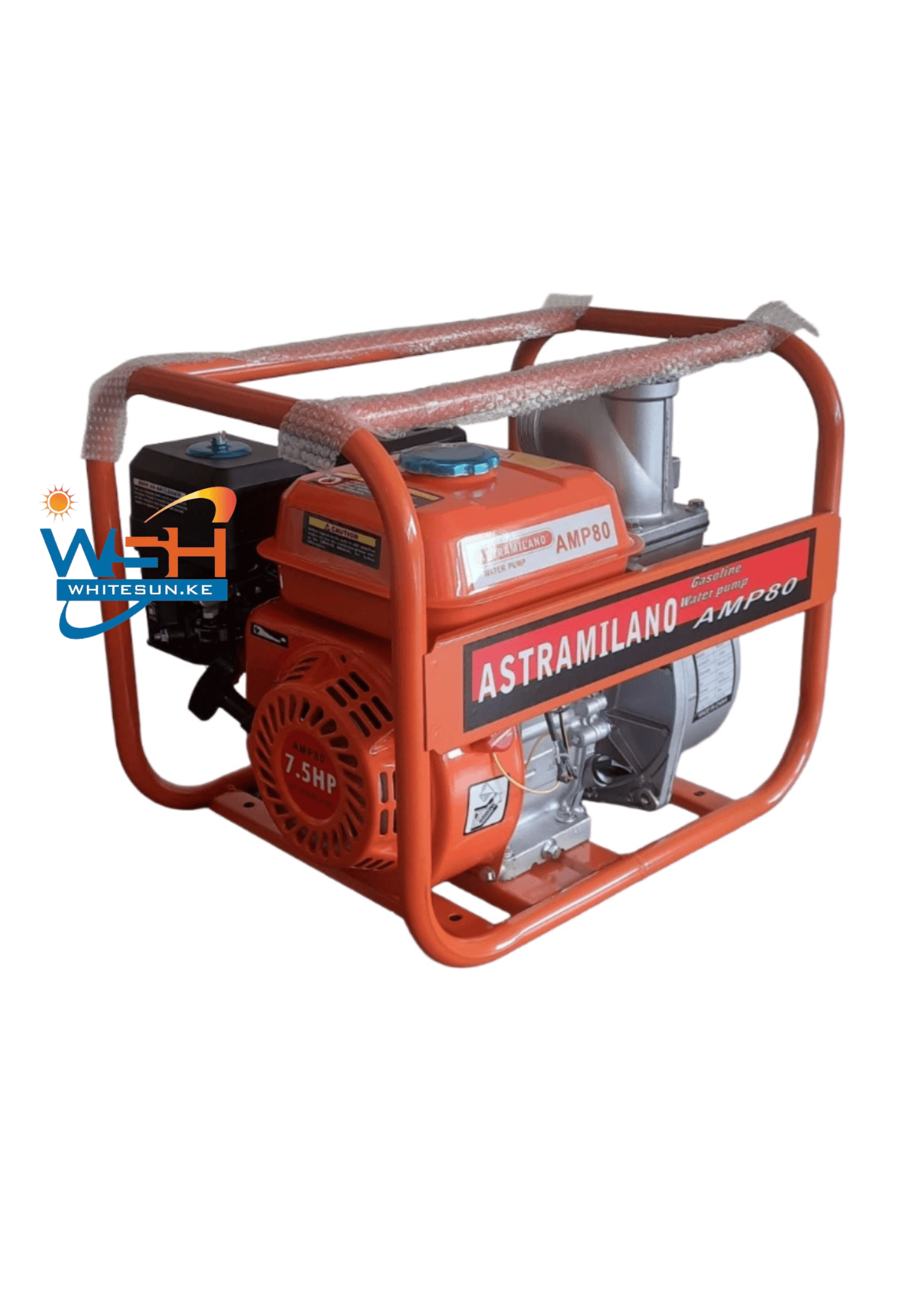 3" Astramilano AMP80 Water Pump - 7.5HP High-pressure Engine, Heavy Flow Output, Heavy-duty Performance Thumbnail 2