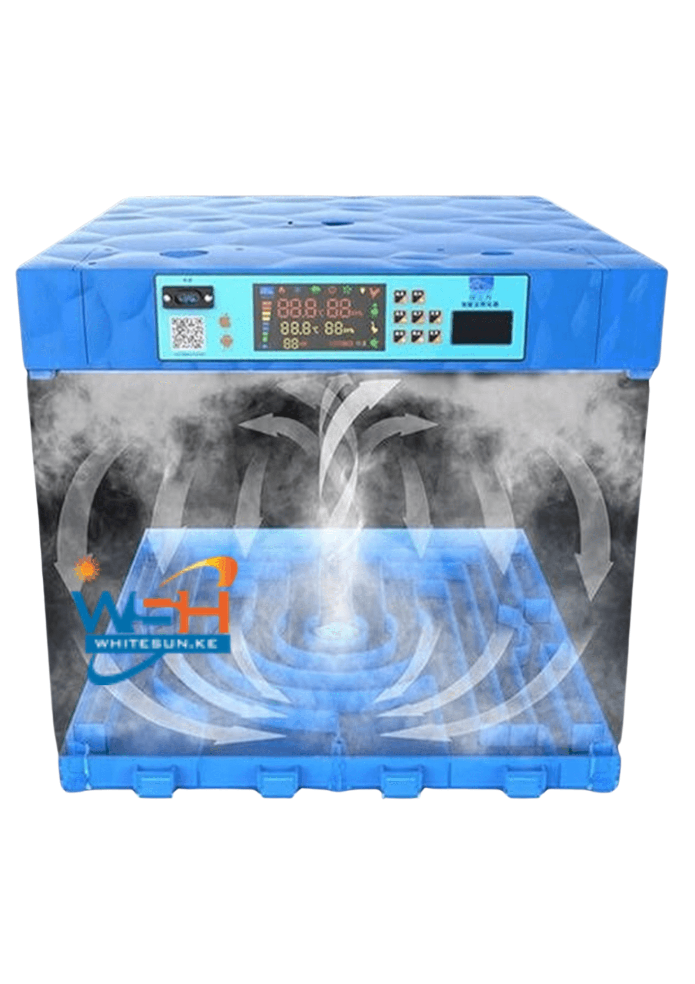 102 Eggs Kukumom Imported Egg Digital Incubator - 80 W AC/DC Fully Automatic Thumbnail 5