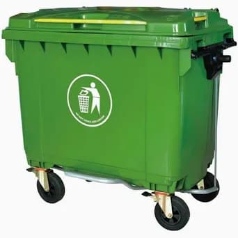 Large Garbage Bin With Wheels 660litres Thumbnail 3