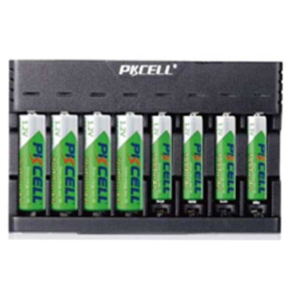 Ni Mh/Ni-Cd Battey Charger,8 Slots, Usb Input USB 5A/2A Thumbnail 2