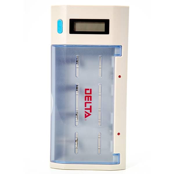 Universal Battery Charger Multifunctional LCD Display, Fast Charger, AA/AAA/C/D/9V, Delta Thumbnail 2