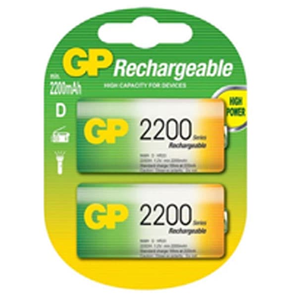 D Size Rechargable Battery 2200Mah Gp Thumbnail 2