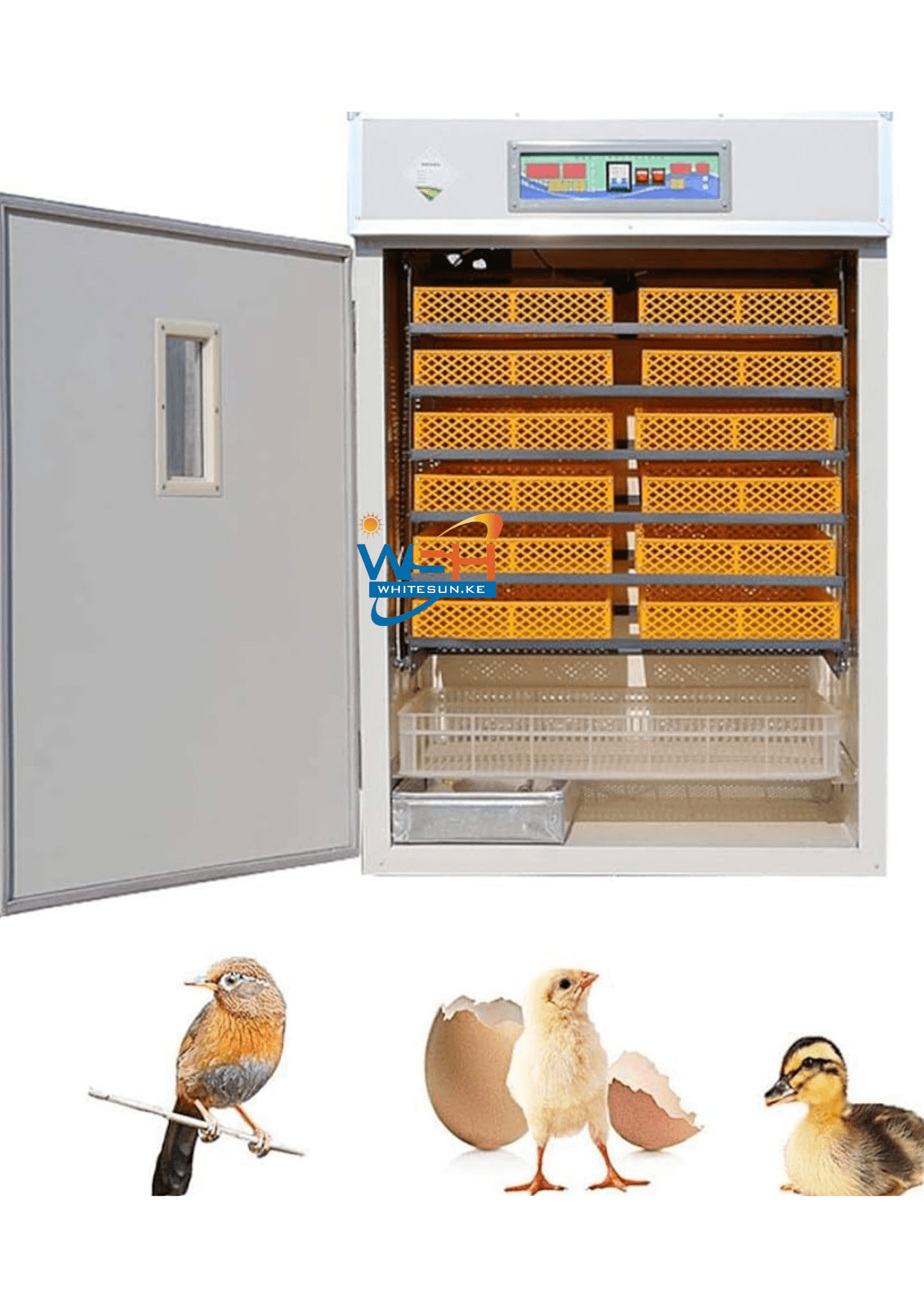 264 Eggs Faida Bora Digital Fully Automatic Egg Incubator - Poultry Hatcher Thumbnail 3