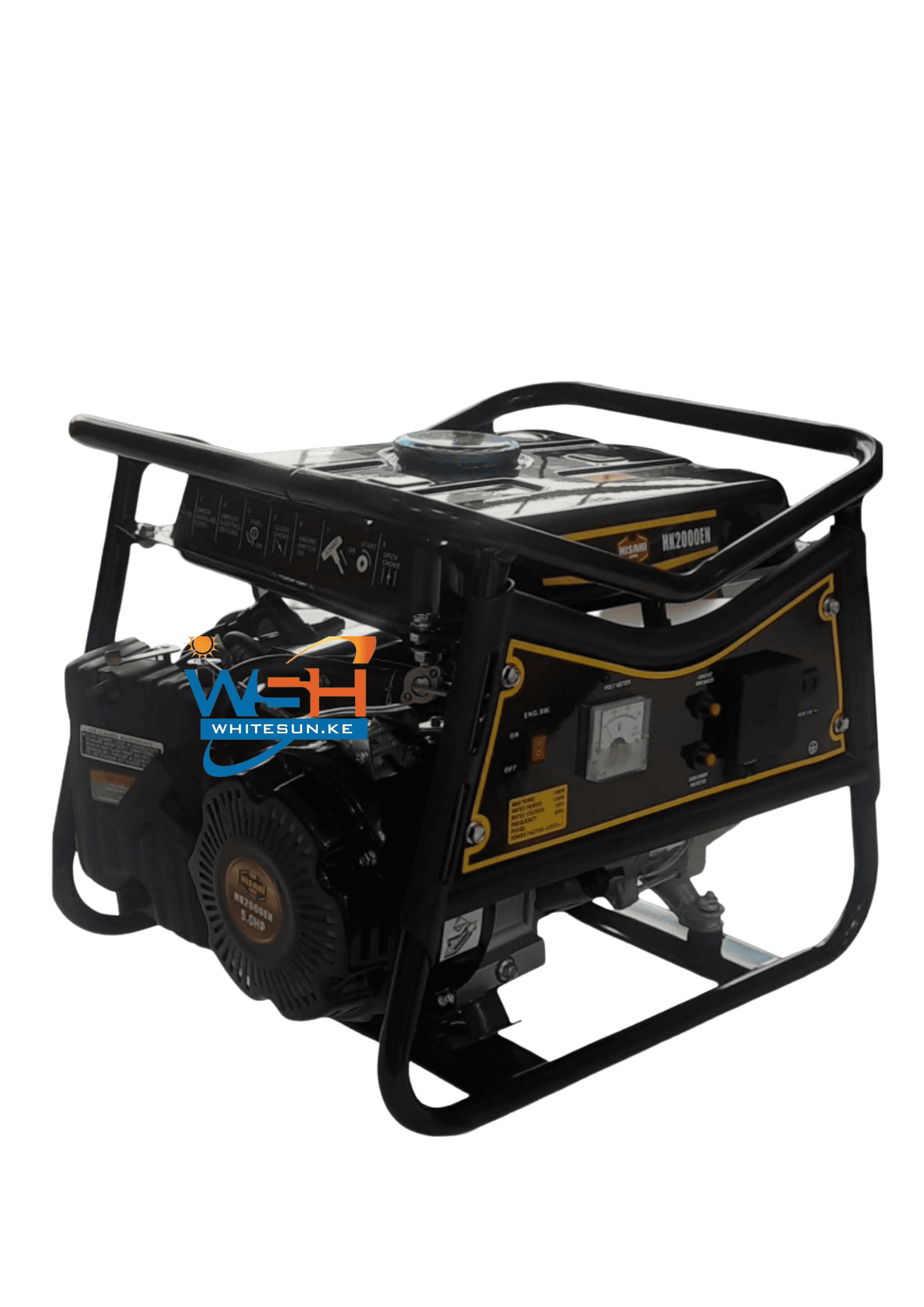 1KVA Hisaki Japan Petrol Generator - HK2000EN / Rope Start, Reliable Power Anywhere