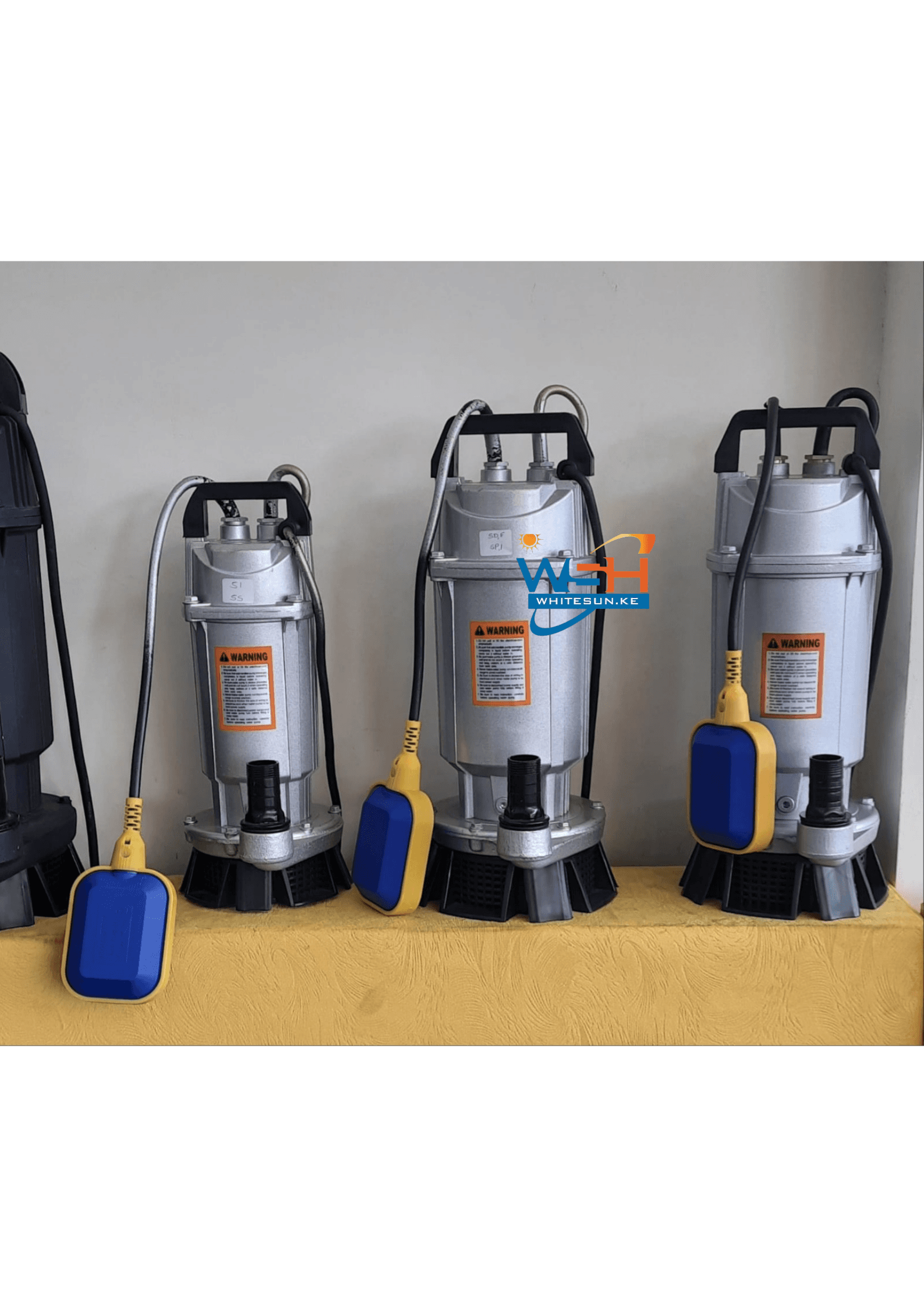 32 Meters 1.0HP 1 Inch Aico Japan Grey Shallow Well Submersible Pump Thumbnail 2